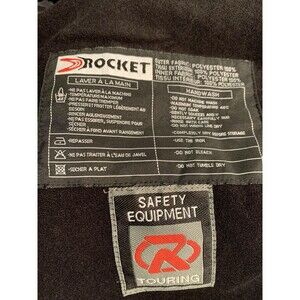 Joe Rocket Touring Motorcycle Jacket Removable Windbreaker Liner Men's Small